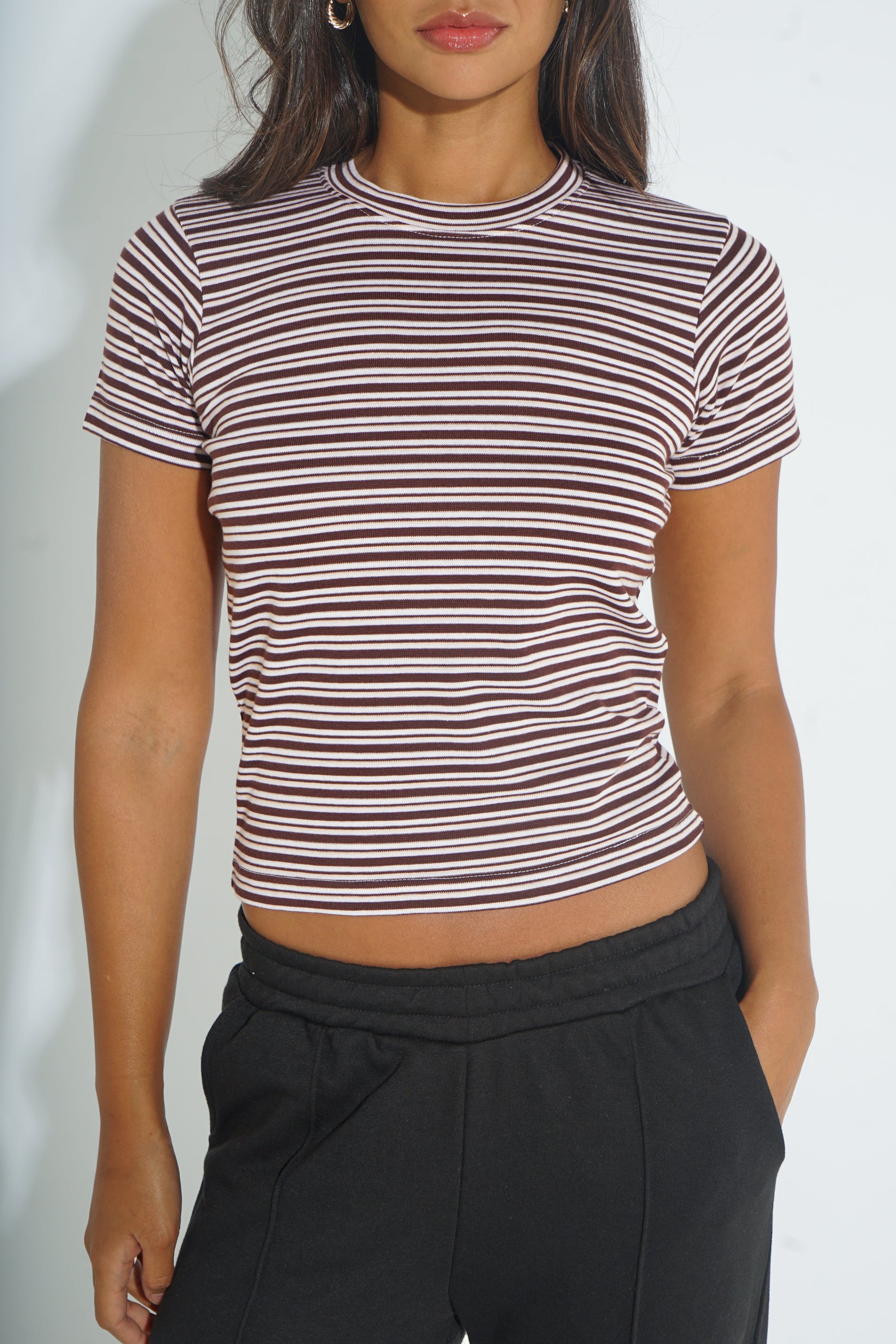 STRIPED SHORT-SLEEVE T-SHIRT SILKROAD DAUGHTERS