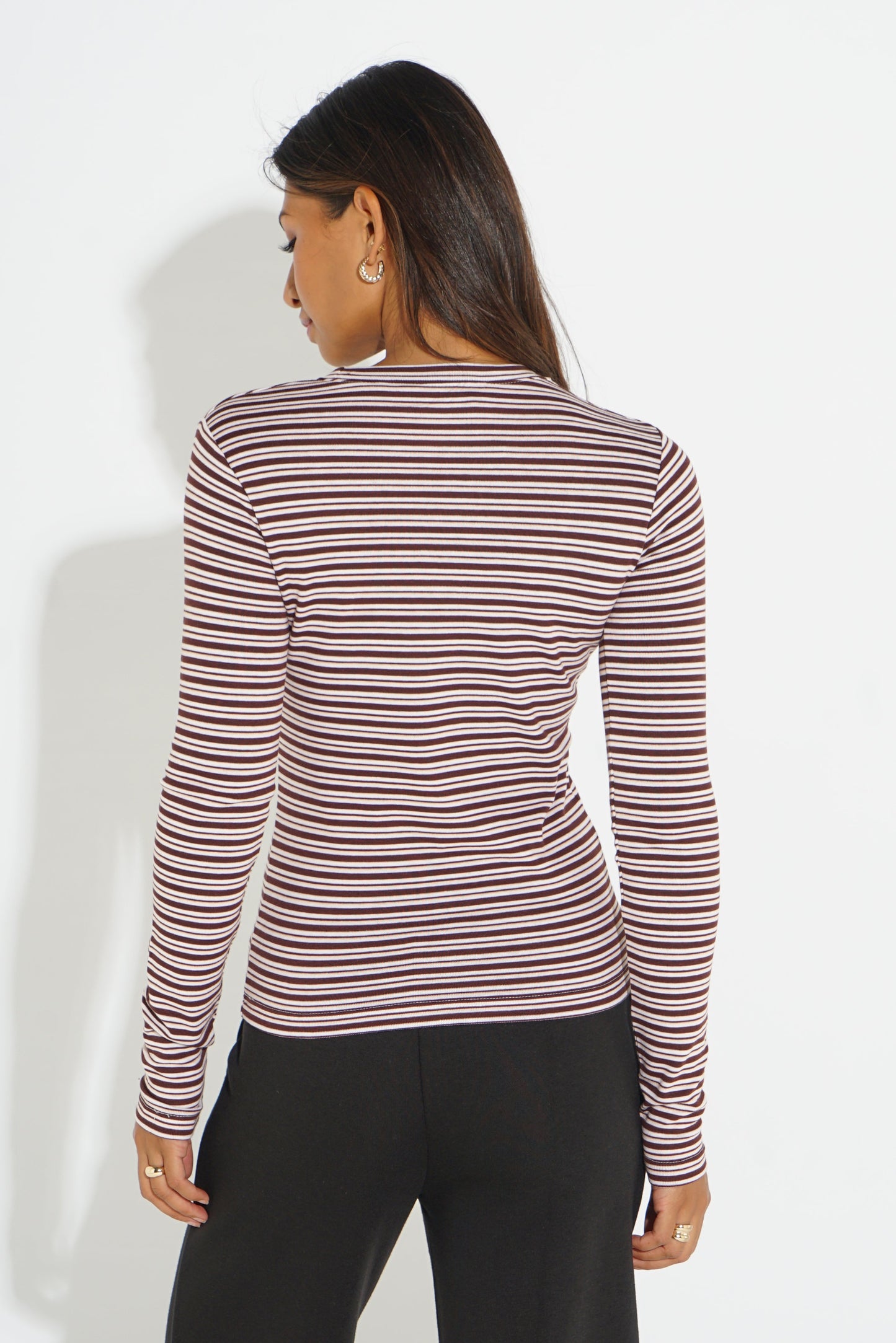 STRIPED LONG-SLEEVE TOP SILKROAD DAUGHTERS