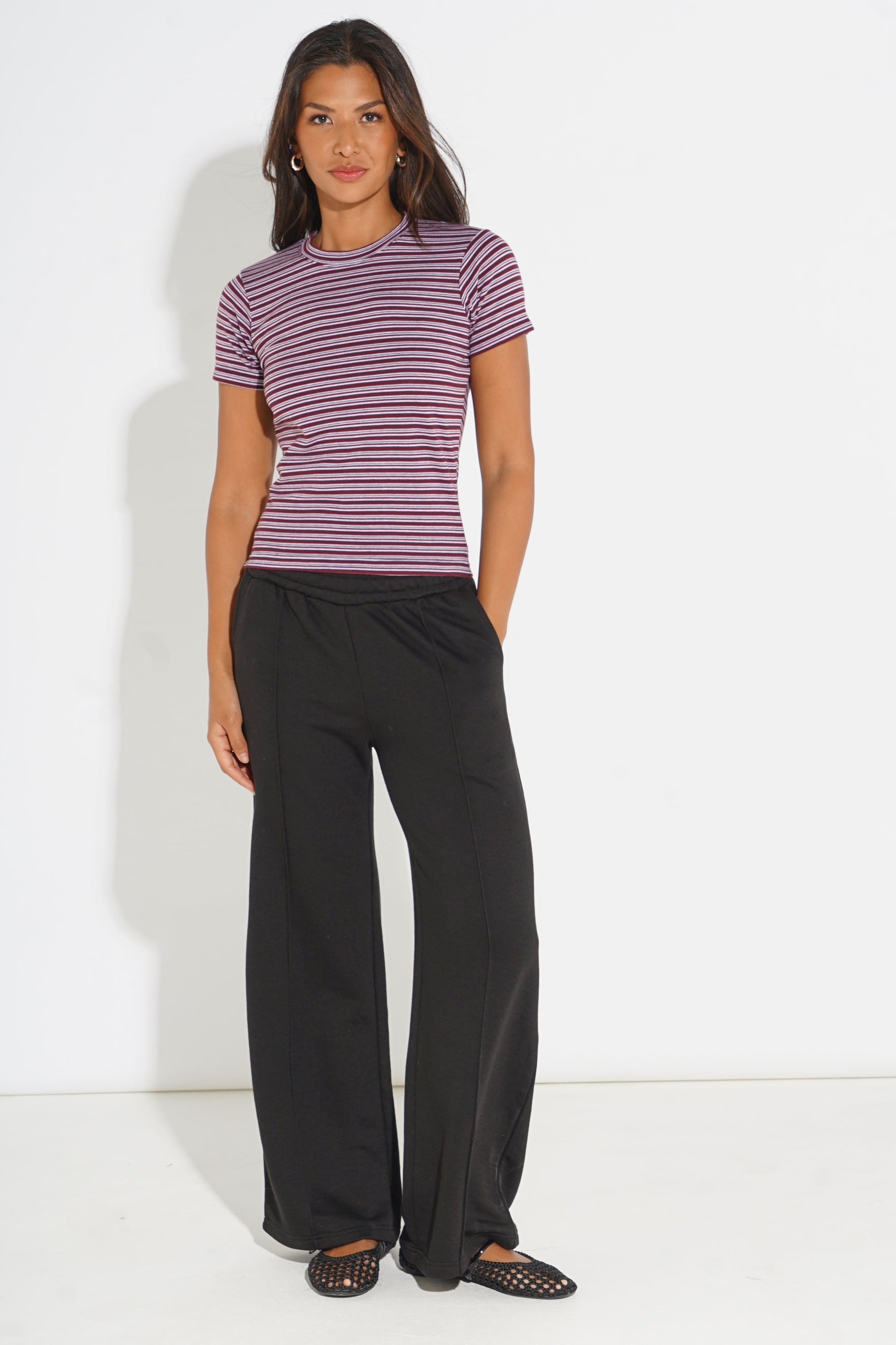 STRIPED SHORT-SLEEVE T-SHIRT SILKROAD DAUGHTERS