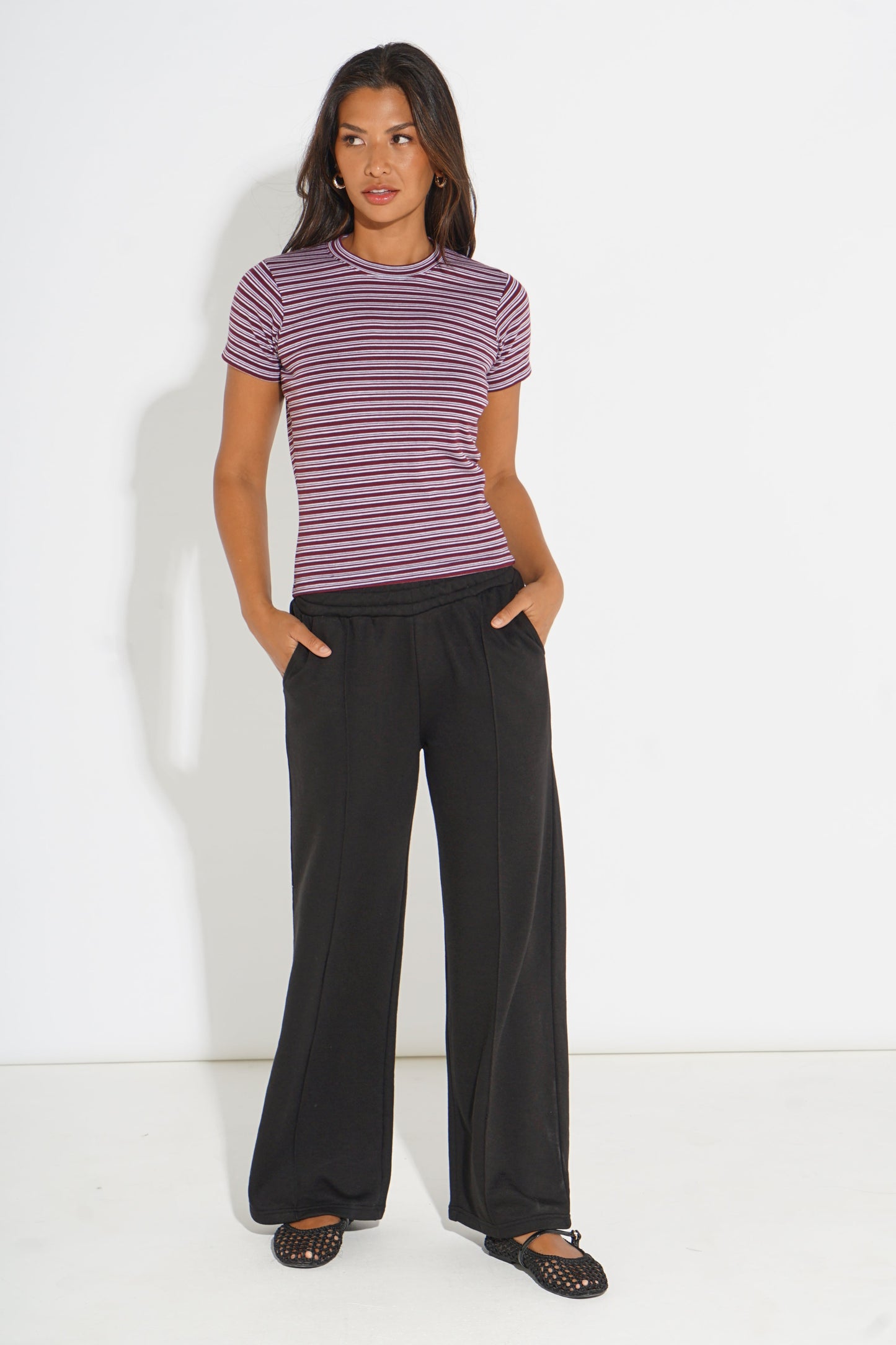 STRIPED SHORT-SLEEVE T-SHIRT SILKROAD DAUGHTERS