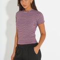  Stripe-Burgundy
