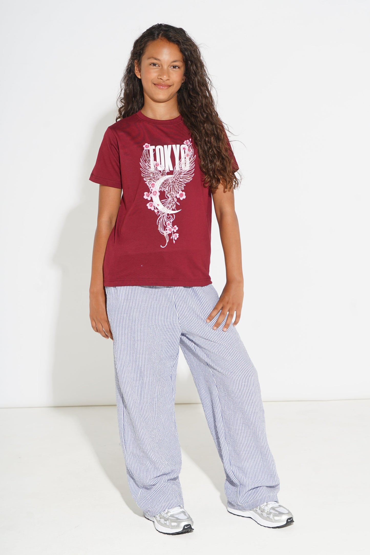 GIRLS TOKYO PHOENIX RHINESTONE T-SHIRT