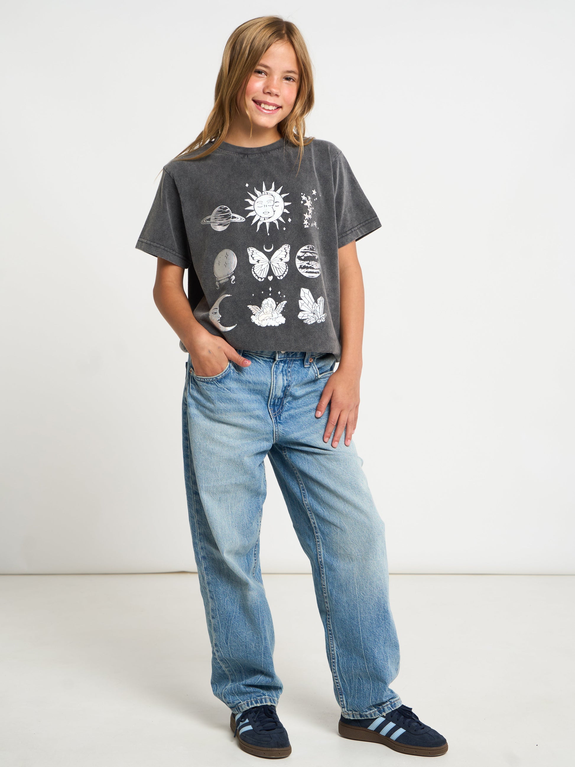CELESTIAL DREAMS GIRLSWEAR GRAPHIC TEE SILKROAD DAUGHTERS
