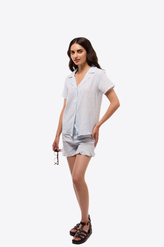 GINGHAM SHIRT SILKROAD DAUGHTERS