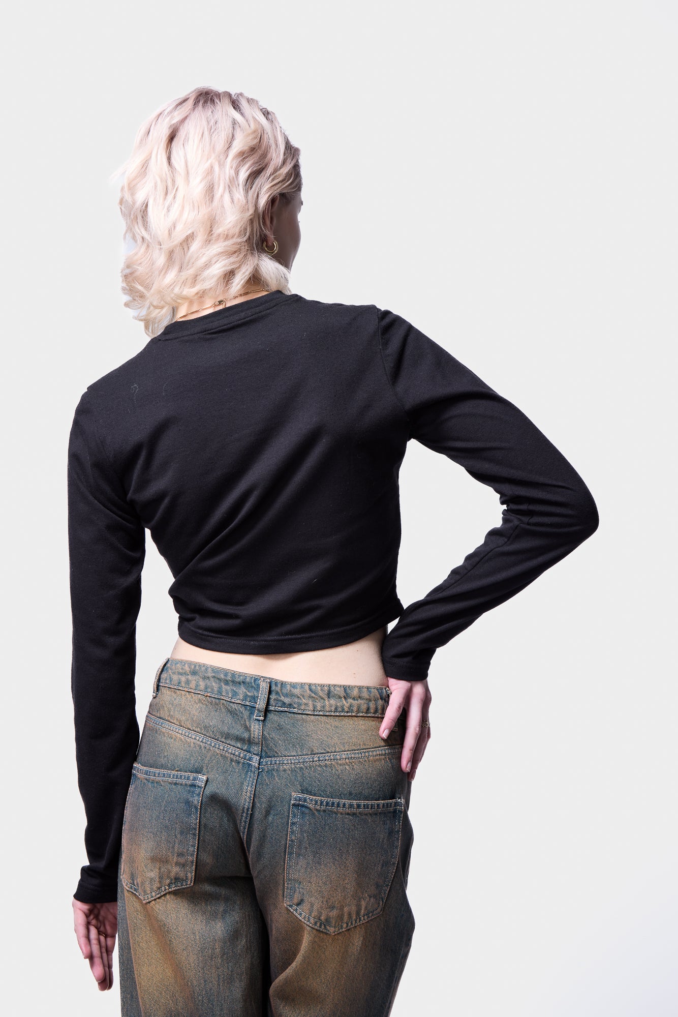 WIDE LEG DENIM JEANS IN SUN WASH BLUE SILKROAD DAUGHTERS