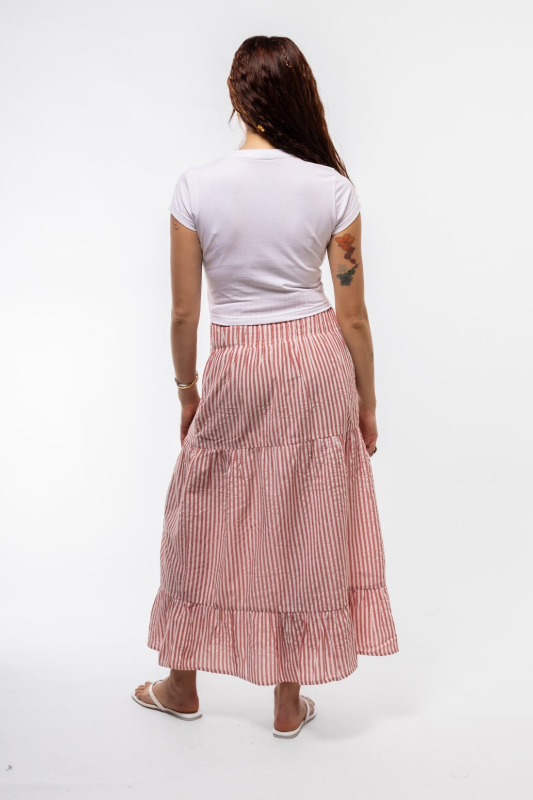 Back view of "Too Spicy For You" graphic tee with clean, solid back and short sleeve design

