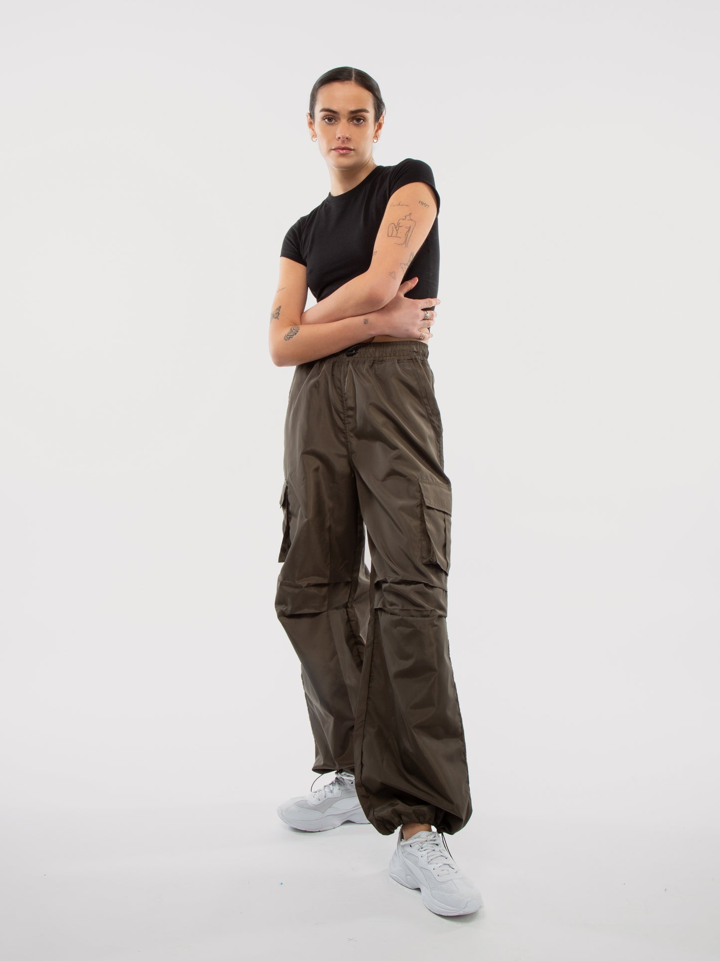 Cargo Pants Toggle Parachute SILKROAD DAUGHTERS