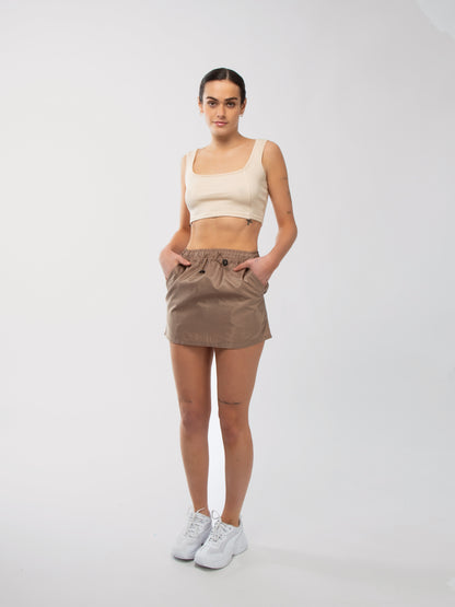 Mini Skirt Toggle Parachute SILKROAD DAUGHTERS