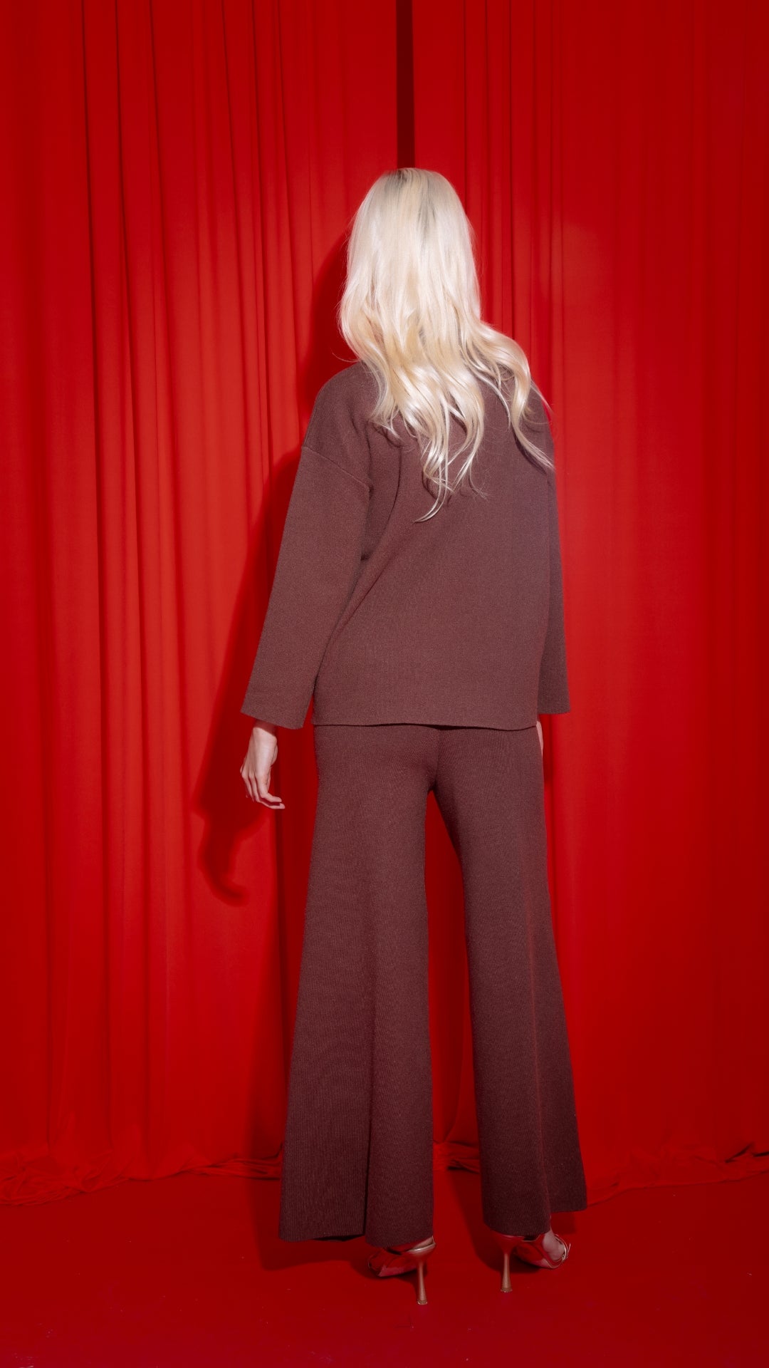 KNITTED WIDE LEG TROUSERS SILKROAD DAUGHTERS