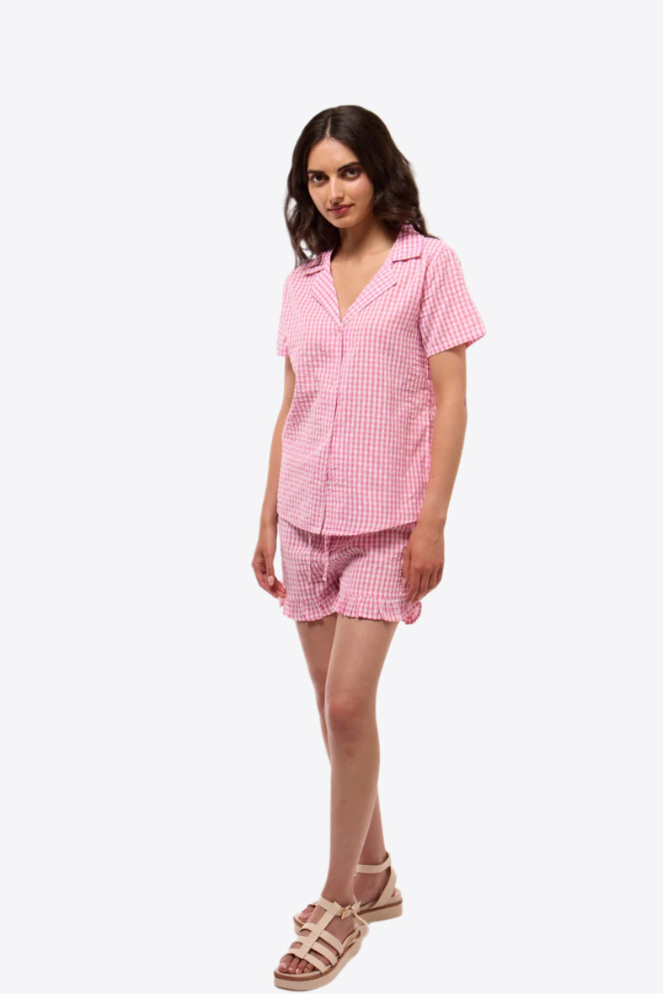 GINGHAM SHIRT SILKROAD DAUGHTERS