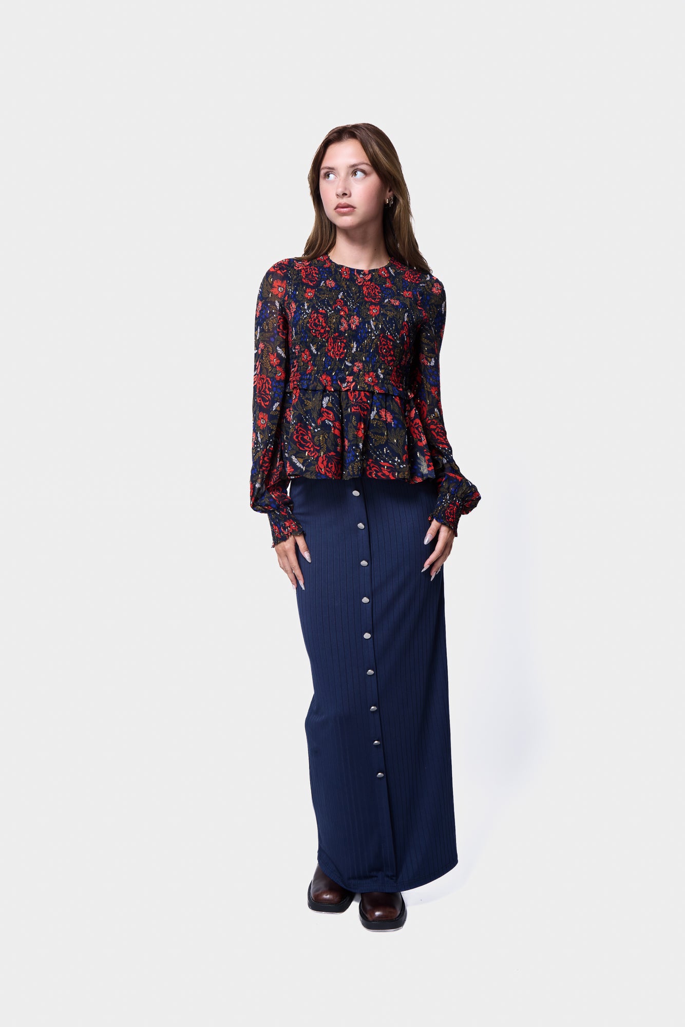 Printed Georgette Top SILKROAD DAUGHTERS