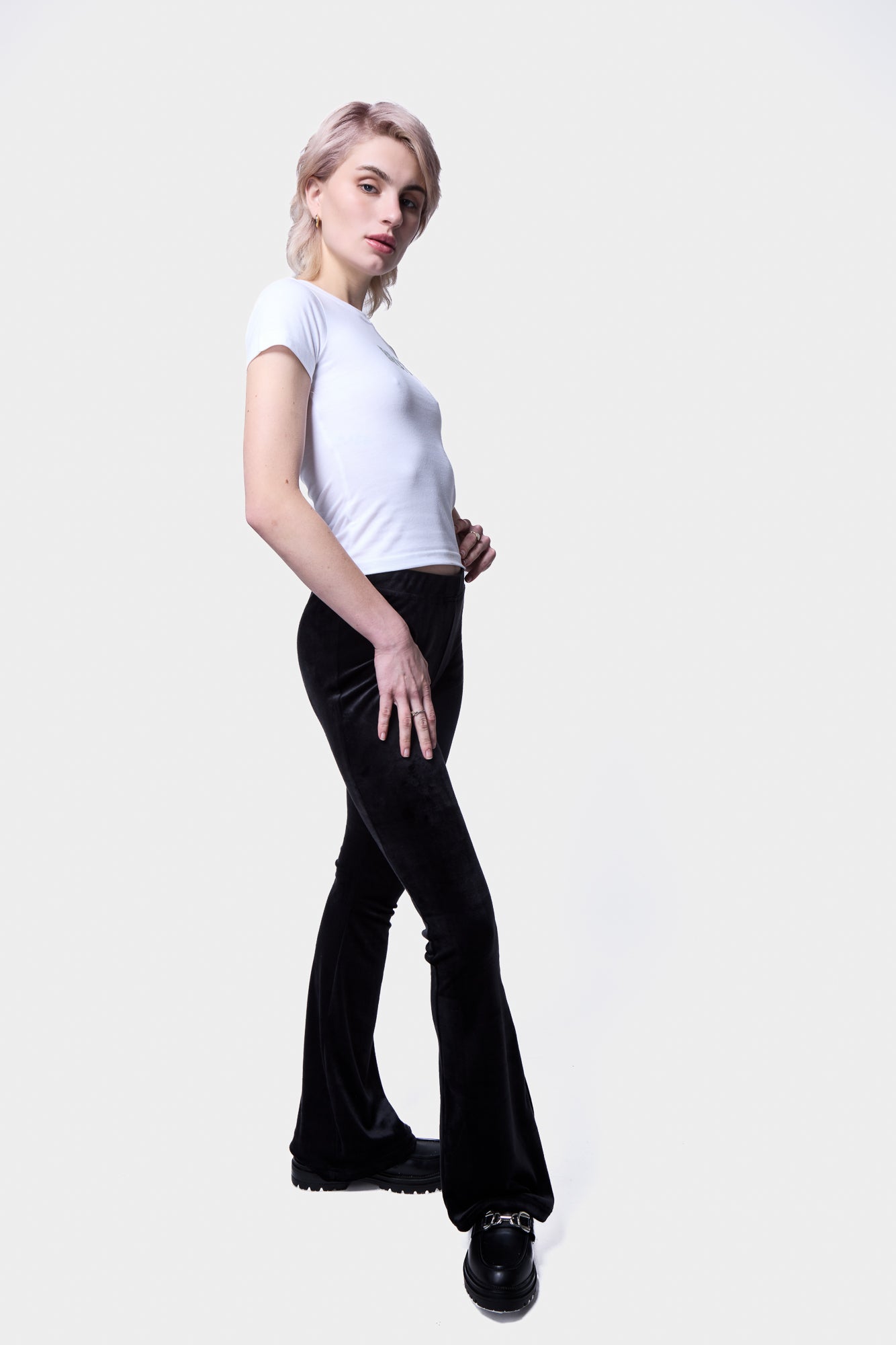 Velvet Flared Pants SILKROAD DAUGHTERS