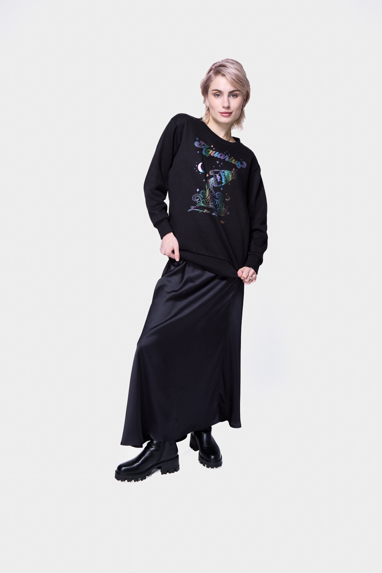 Satin Maxi Skirt SILKROAD DAUGHTERS