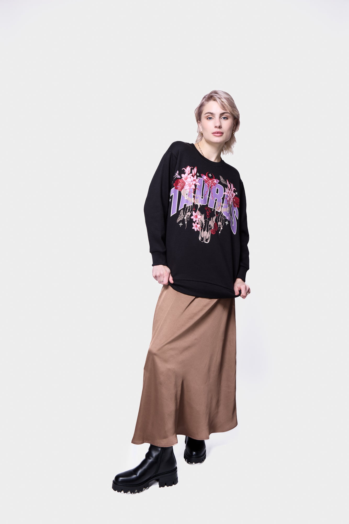 Satin Maxi Skirt SILKROAD DAUGHTERS