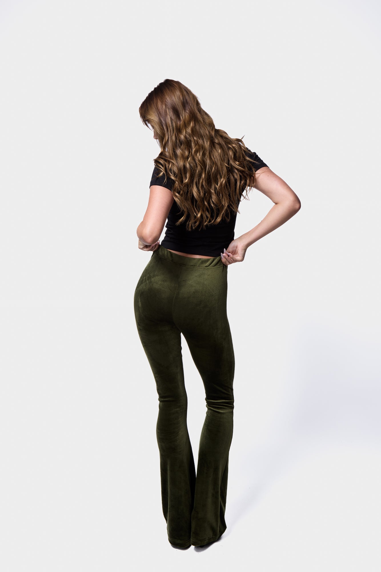 Velvet Flared Pants SILKROAD DAUGHTERS