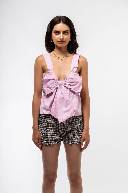 BOW DETAIL CAMI TOP SILKROAD DAUGHTERS