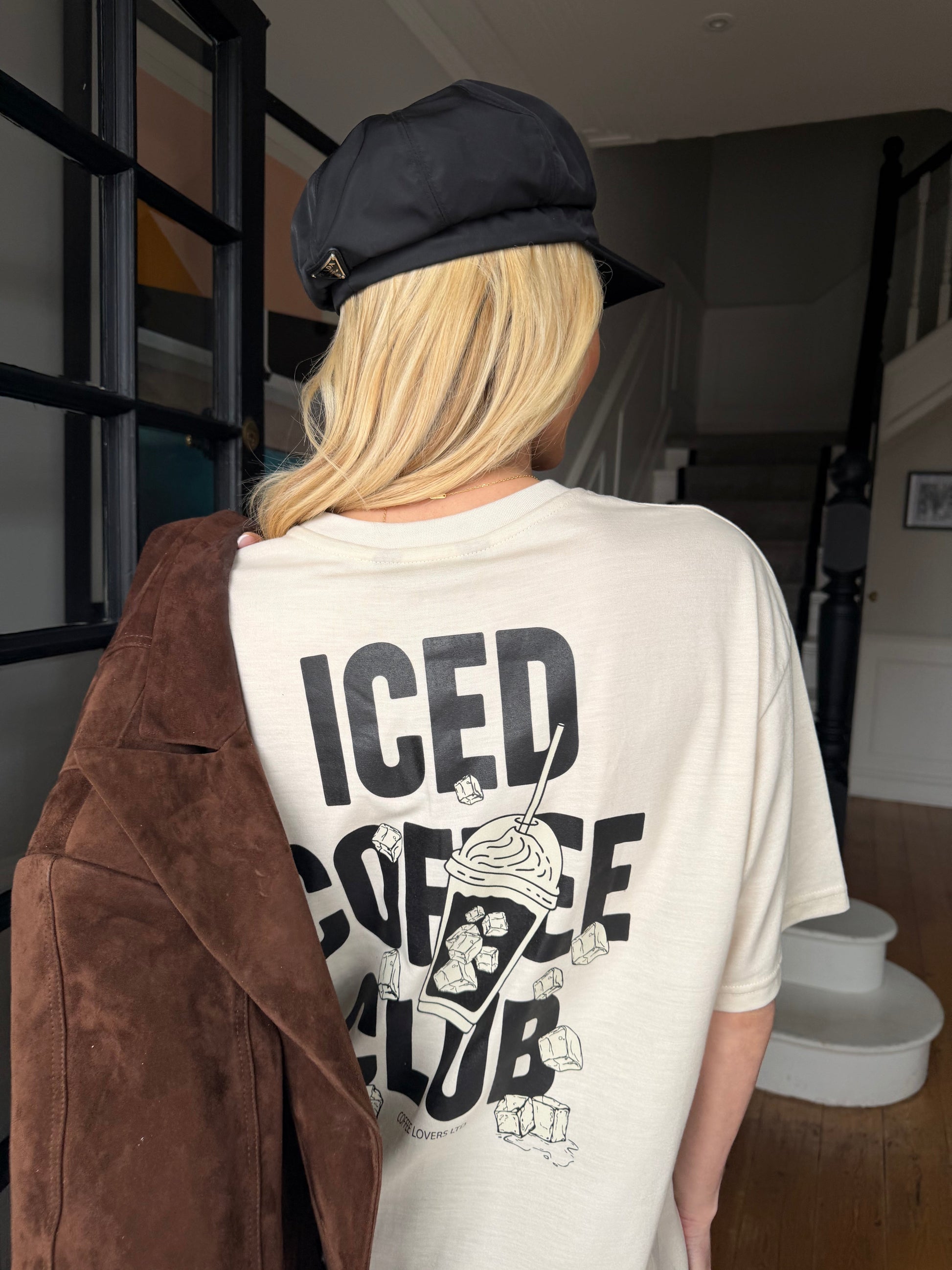 ICED COFFEE CLUB TEE SILKROAD DAUGHTERS
