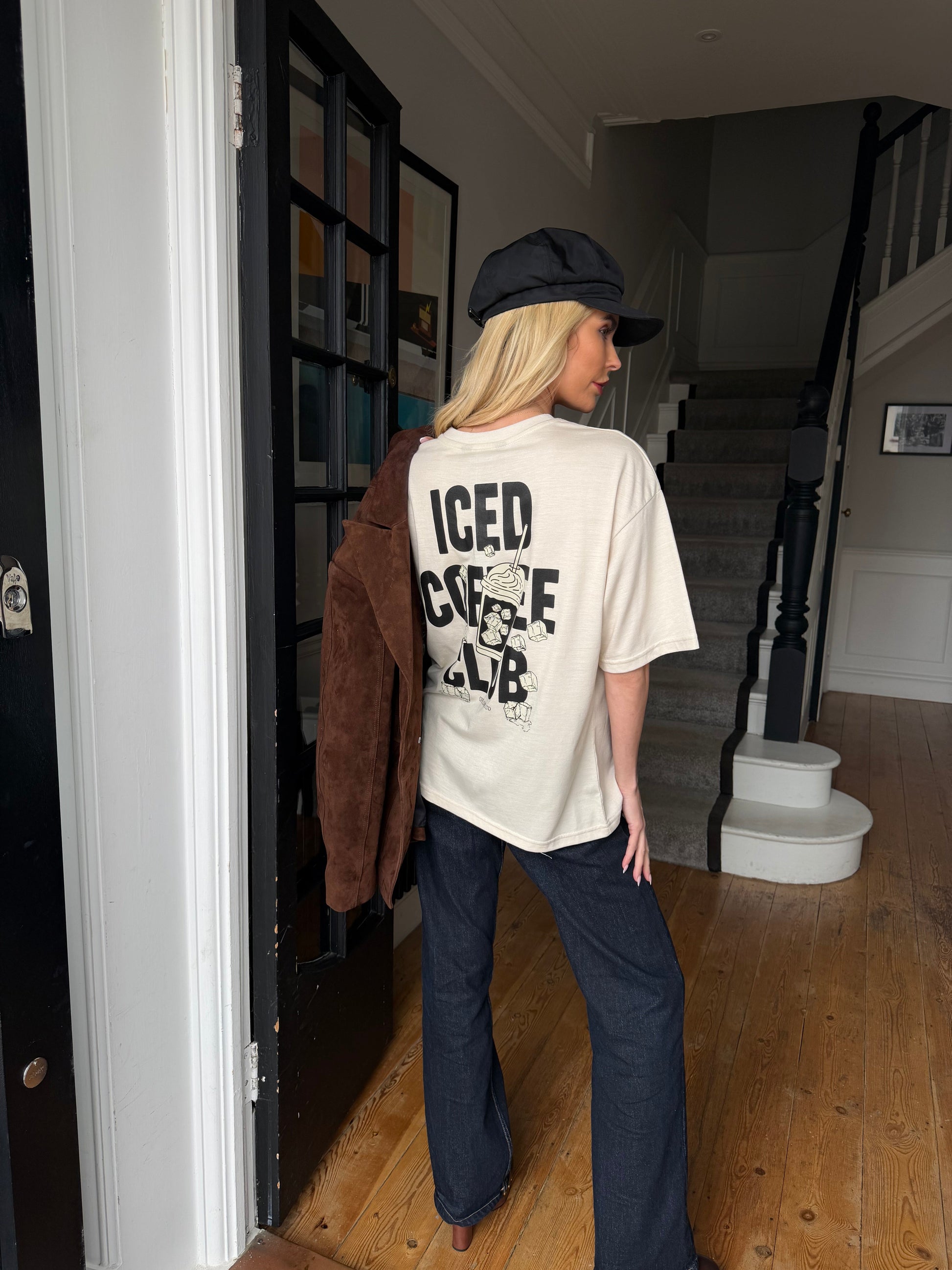ICED COFFEE CLUB TEE SILKROAD DAUGHTERS