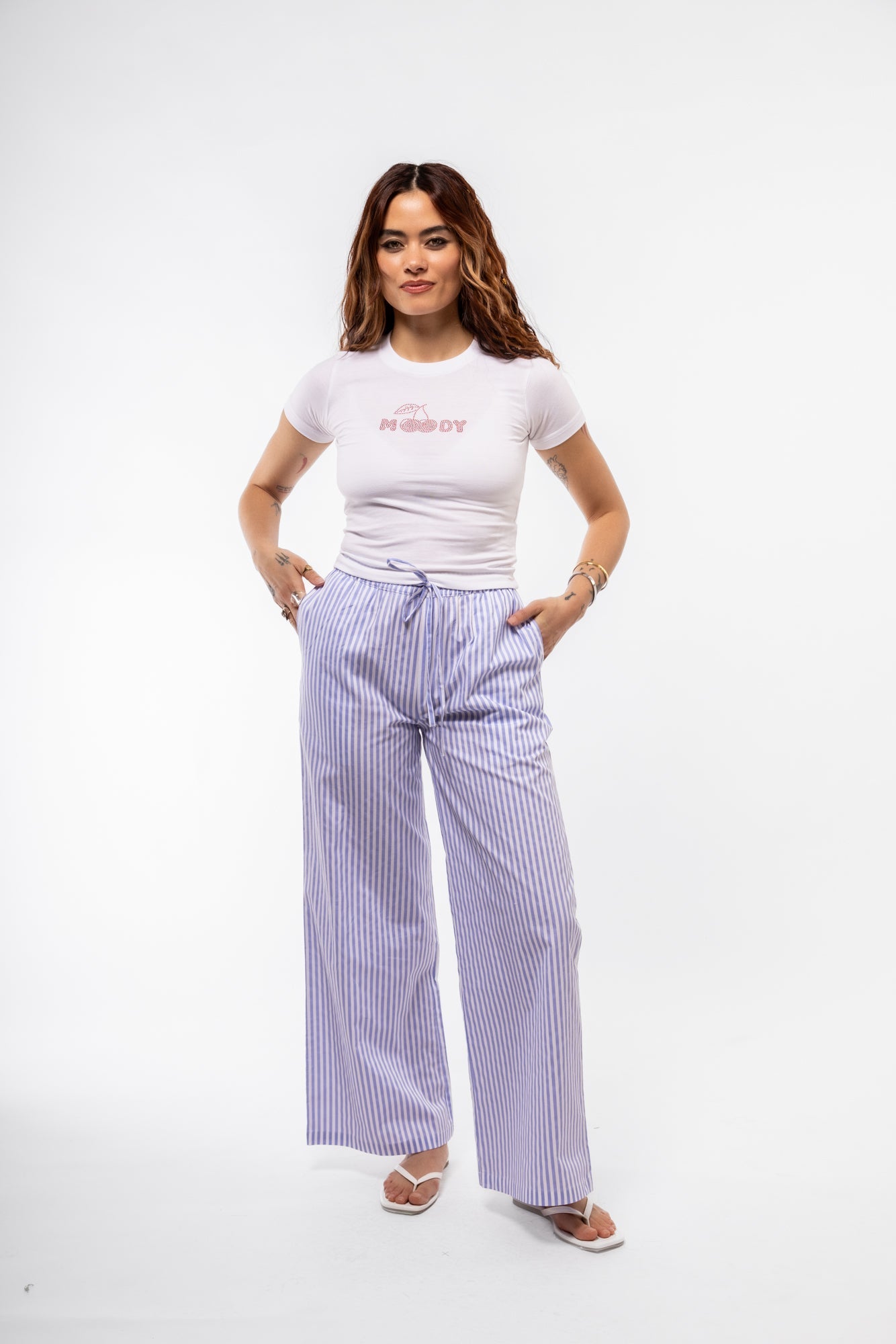 MOODY CHERRY RHINESTONE TEE SILKROAD DAUGHTERS