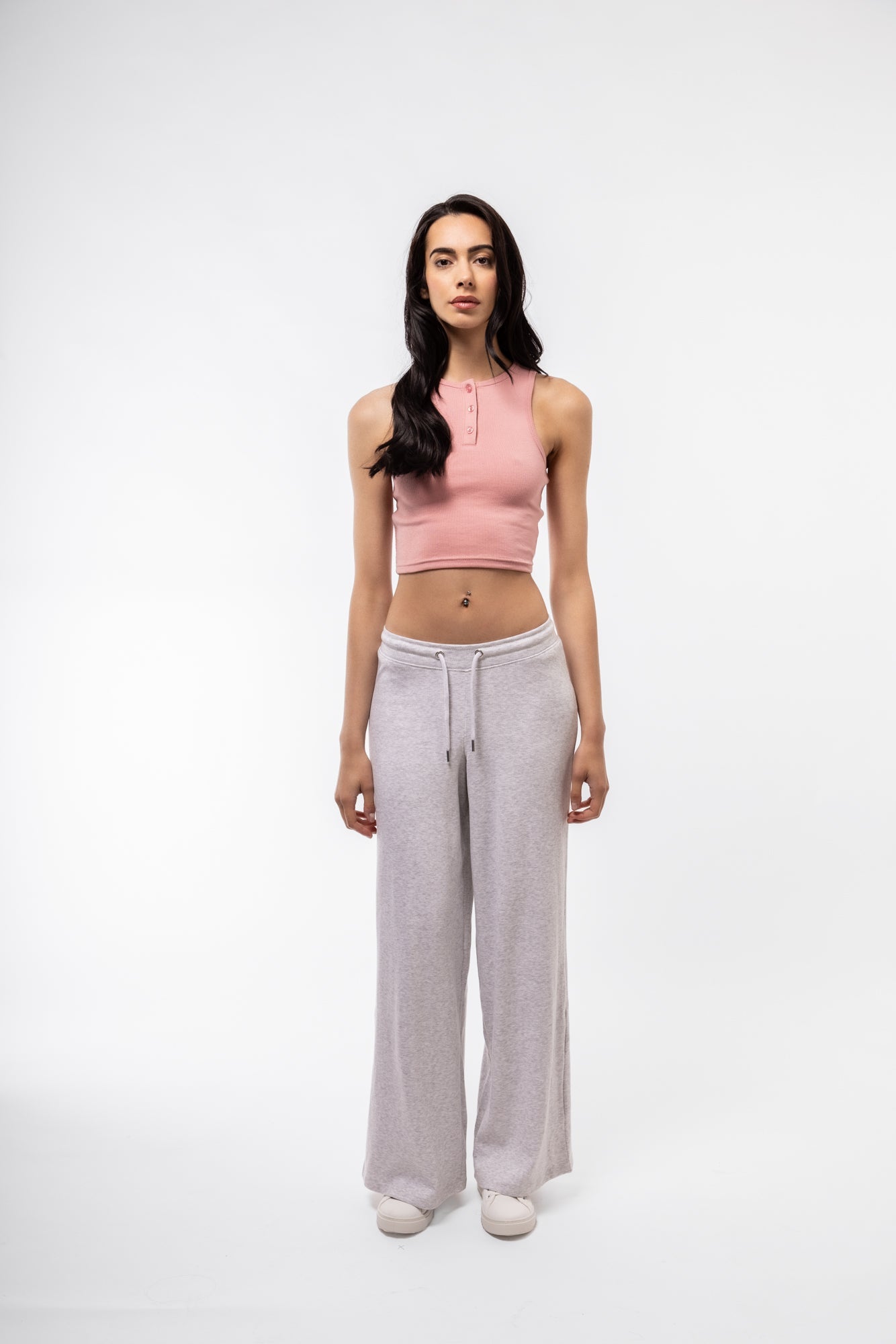 BUTTON PLACKET RACER TOP SILKROAD DAUGHTERS