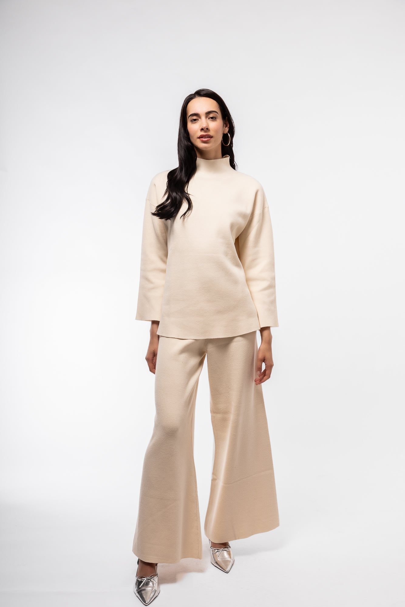 KNITTED WIDE LEG TROUSERS SILKROAD DAUGHTERS