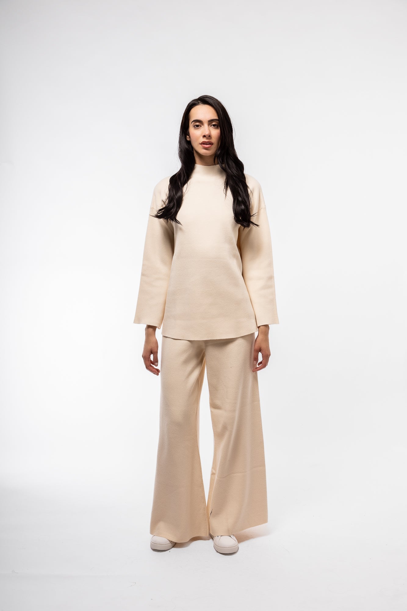 KNITTED WIDE LEG TROUSERS SILKROAD DAUGHTERS
