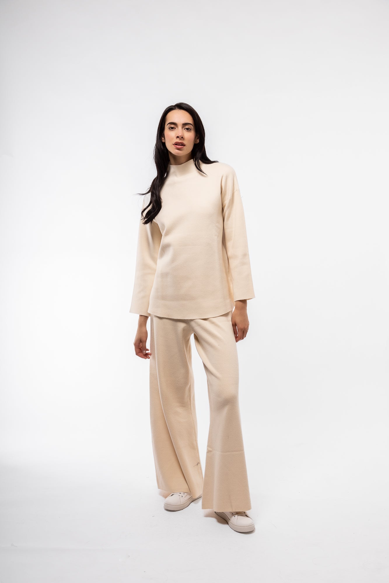 KNITTED WIDE LEG TROUSERS SILKROAD DAUGHTERS