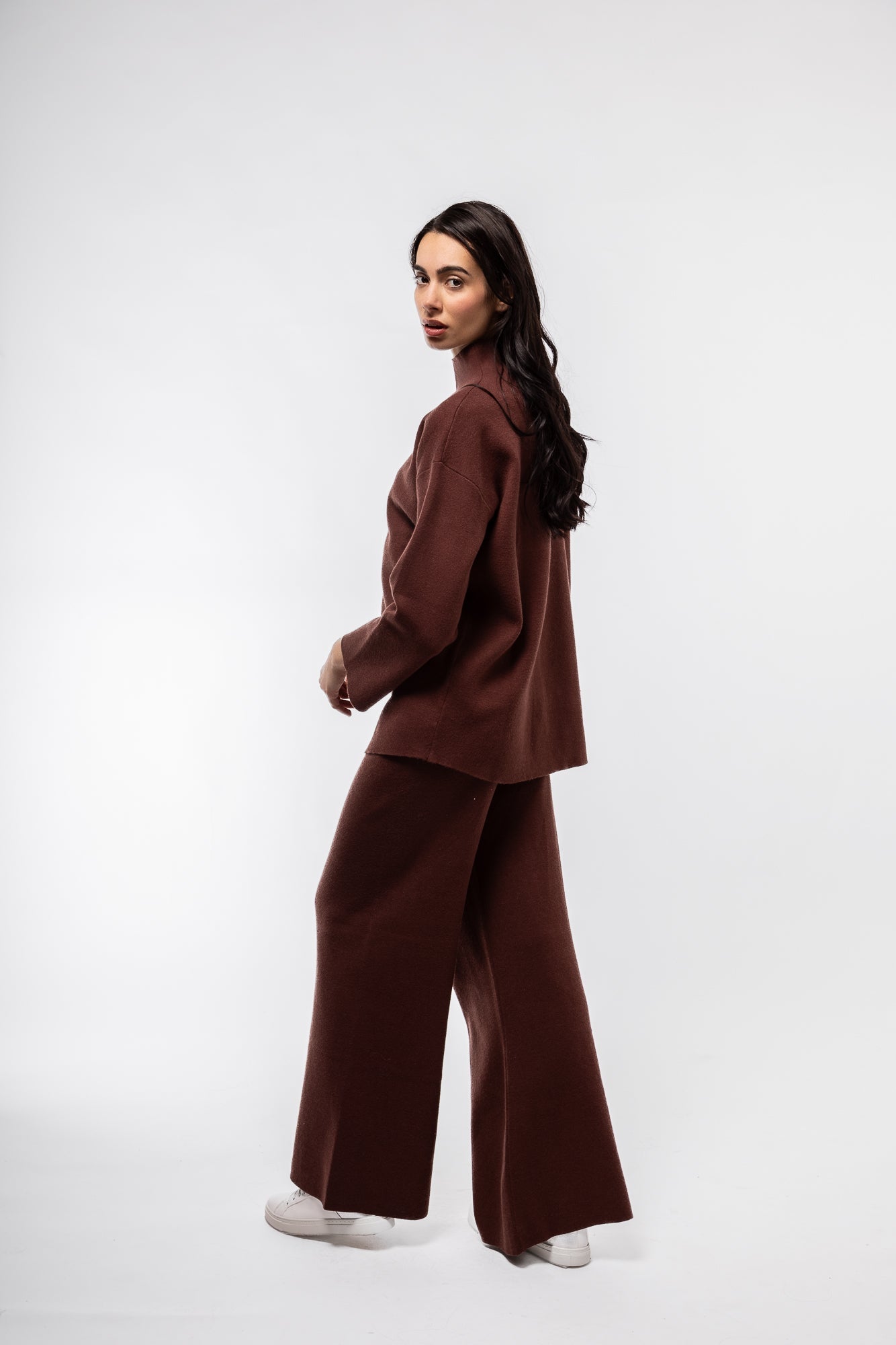 KNITTED WIDE LEG TROUSERS SILKROAD DAUGHTERS