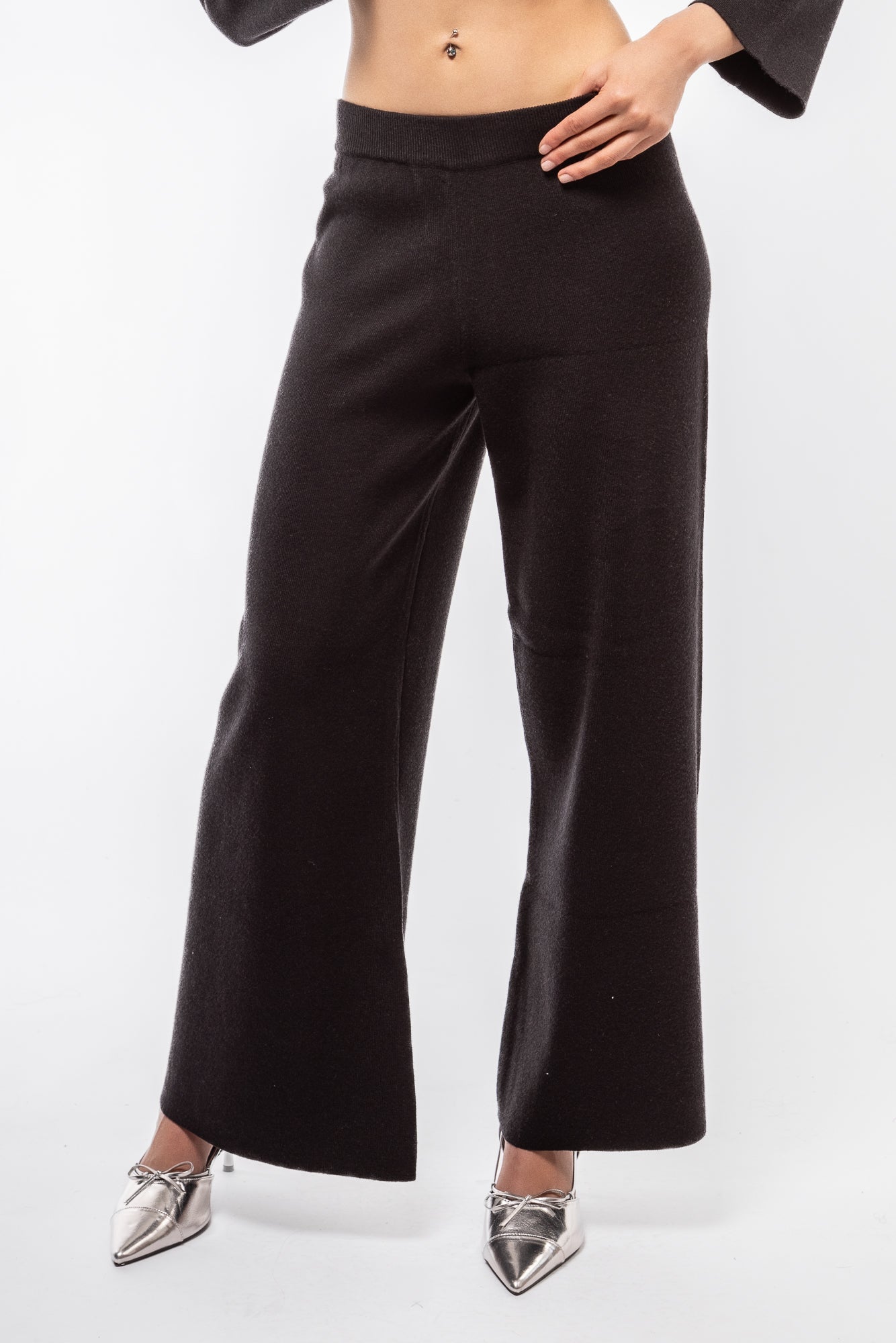 KNITTED WIDE LEG TROUSERS SILKROAD DAUGHTERS