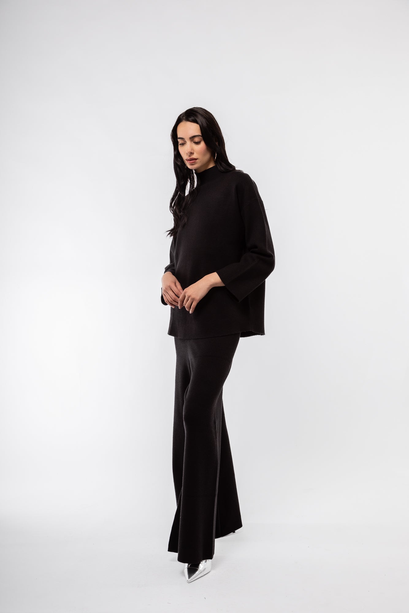 KNITTED WIDE LEG TROUSERS SILKROAD DAUGHTERS