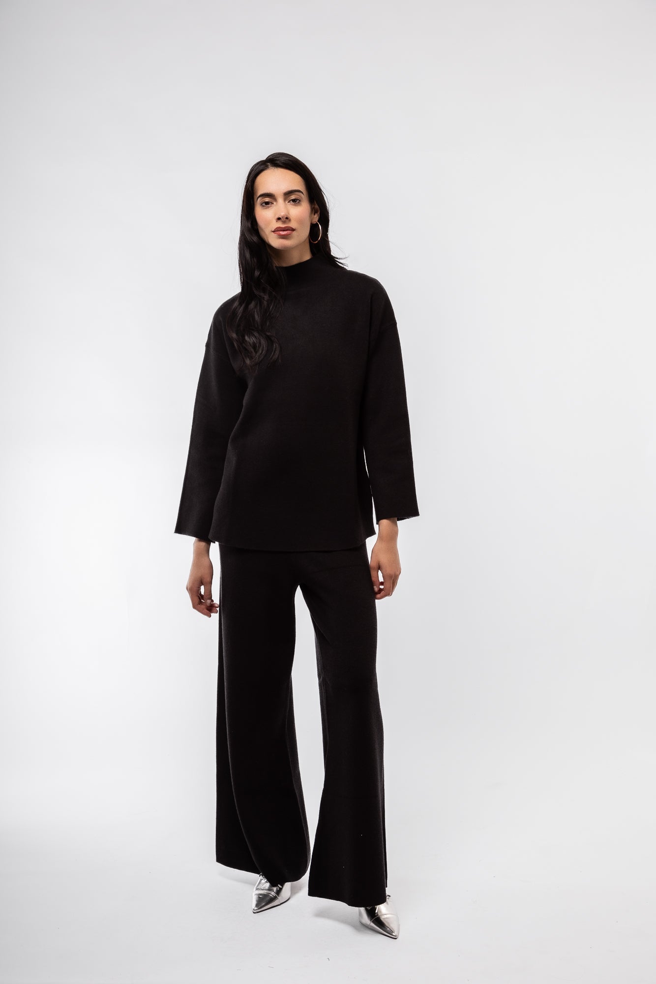 KNITTED WIDE LEG TROUSERS SILKROAD DAUGHTERS