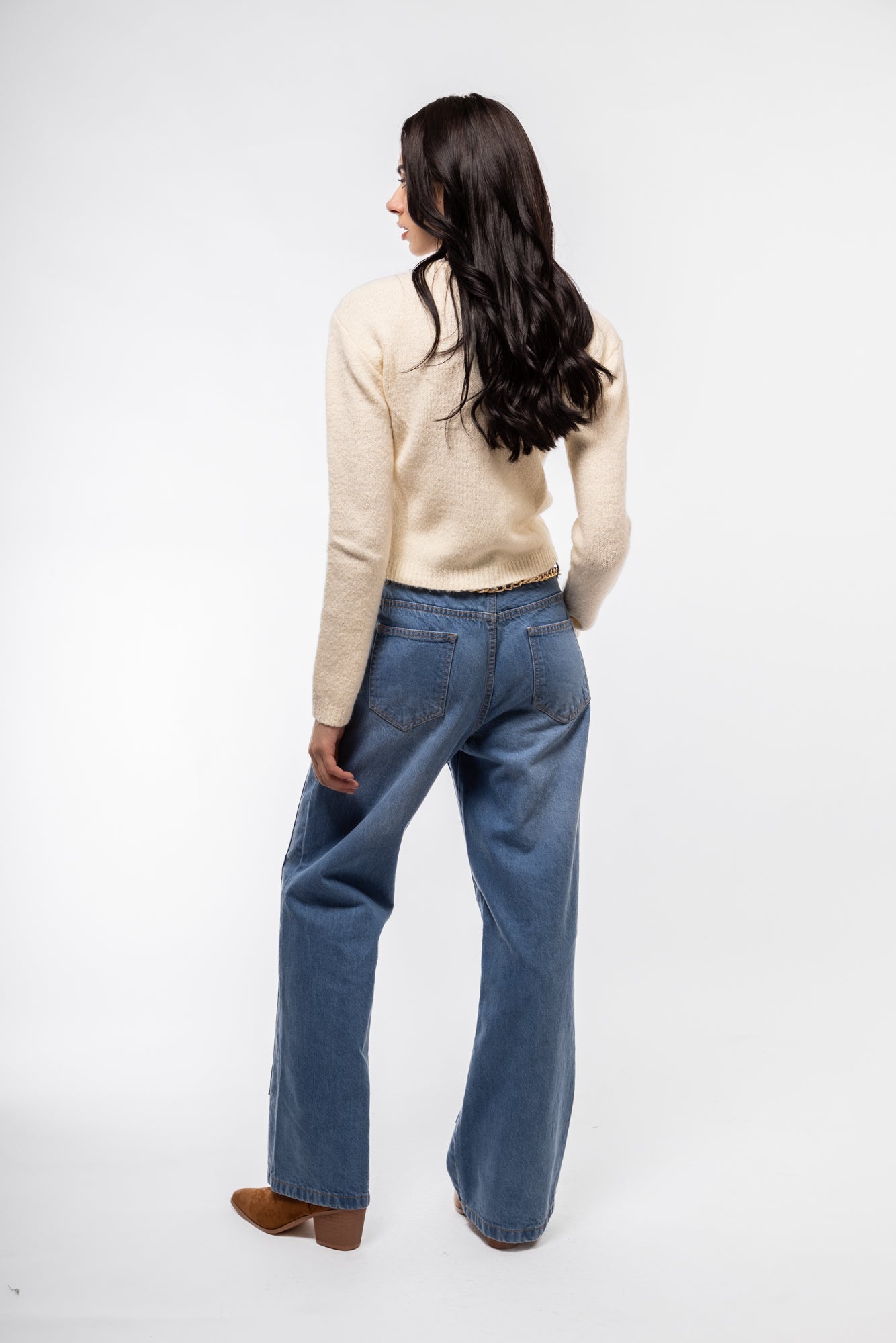 CREW NECK CARDIGAN SILKROAD DAUGHTERS