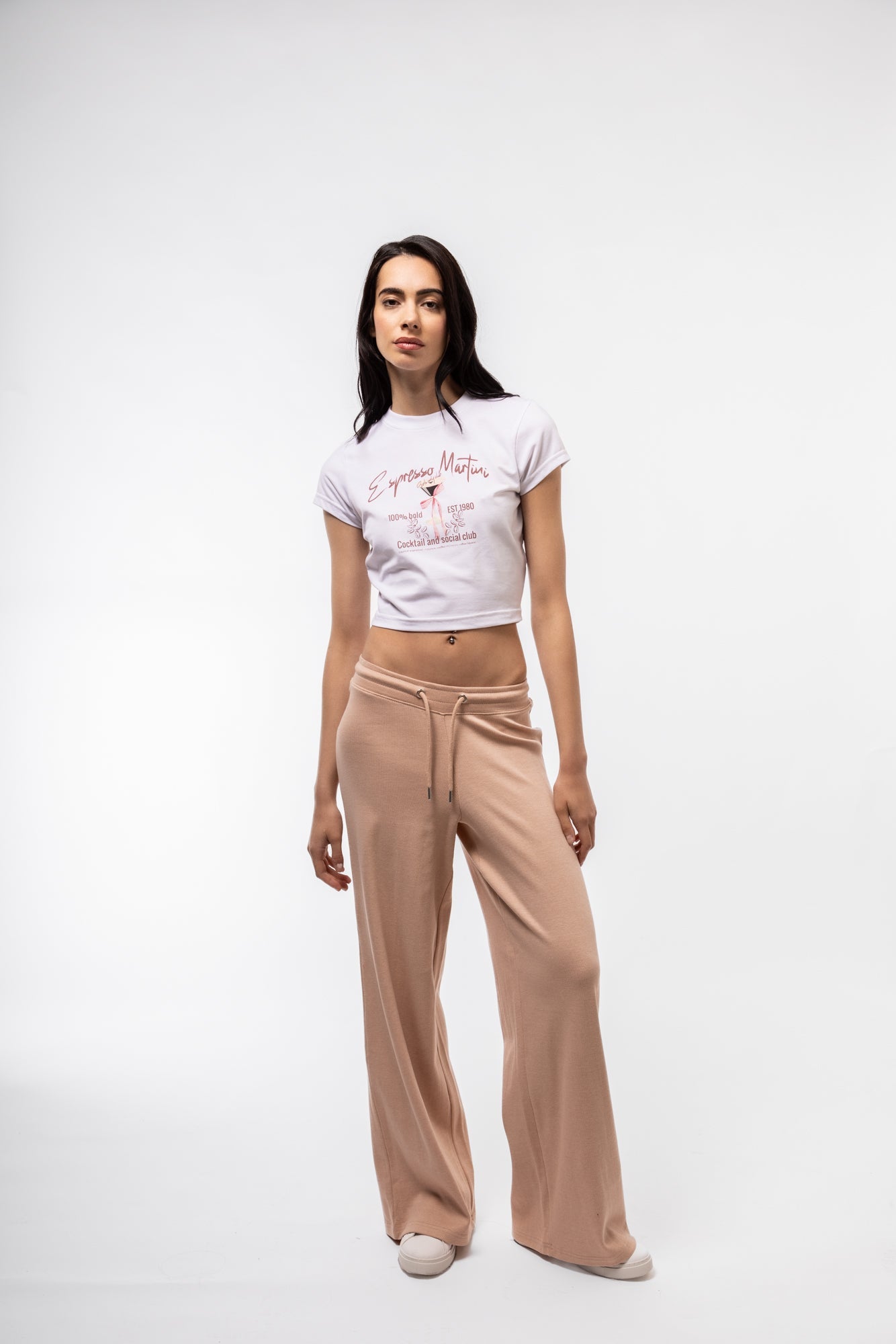 WIDE LEG TROUSERS  RIBBED SILKROAD DAUGHTERS