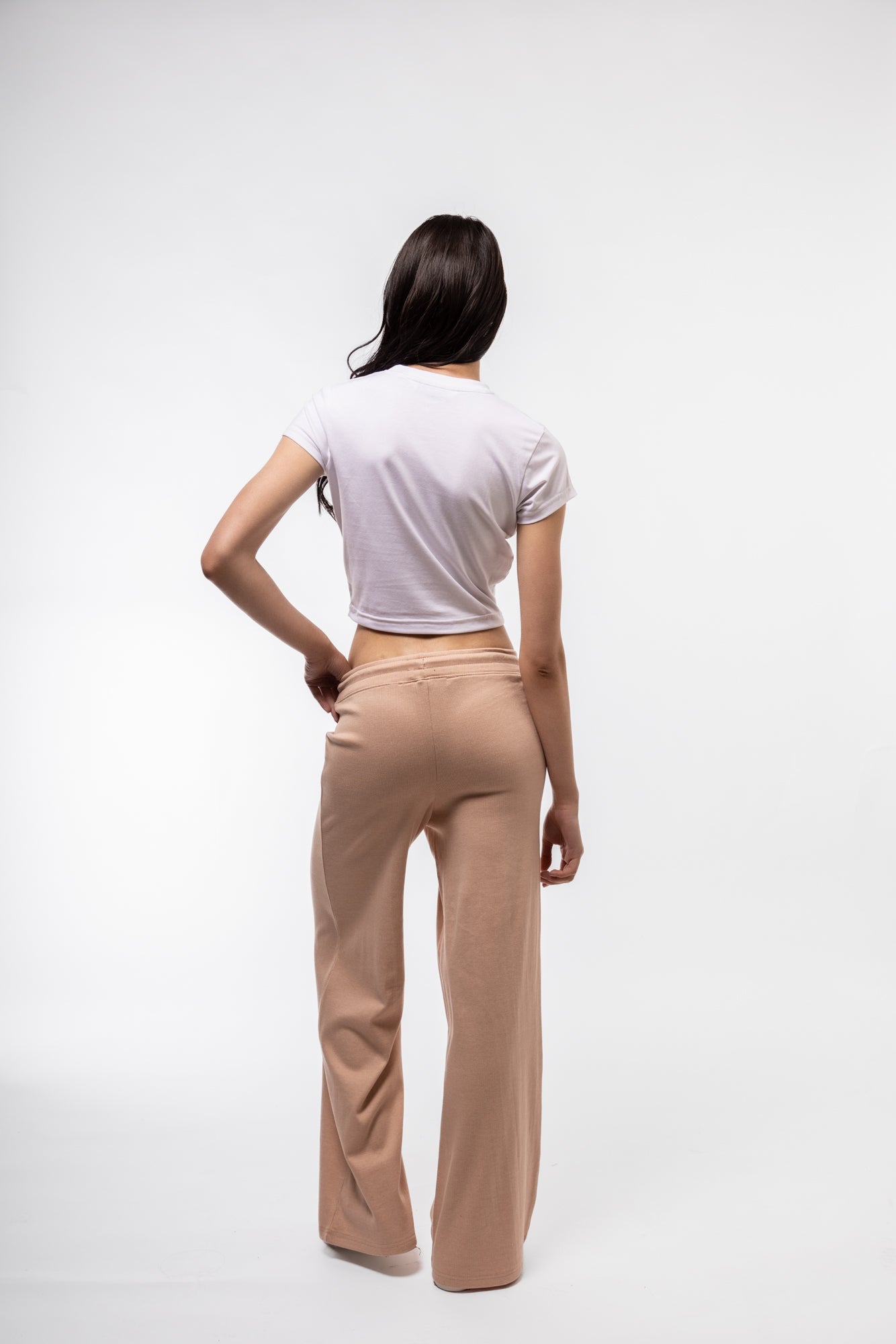 WIDE LEG TROUSERS  RIBBED SILKROAD DAUGHTERS