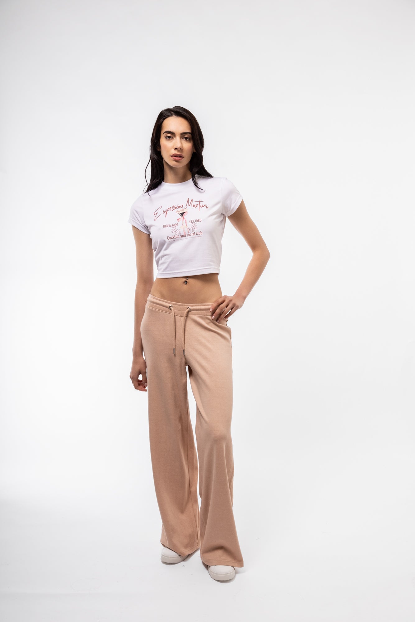 WIDE LEG TROUSERS  RIBBED SILKROAD DAUGHTERS