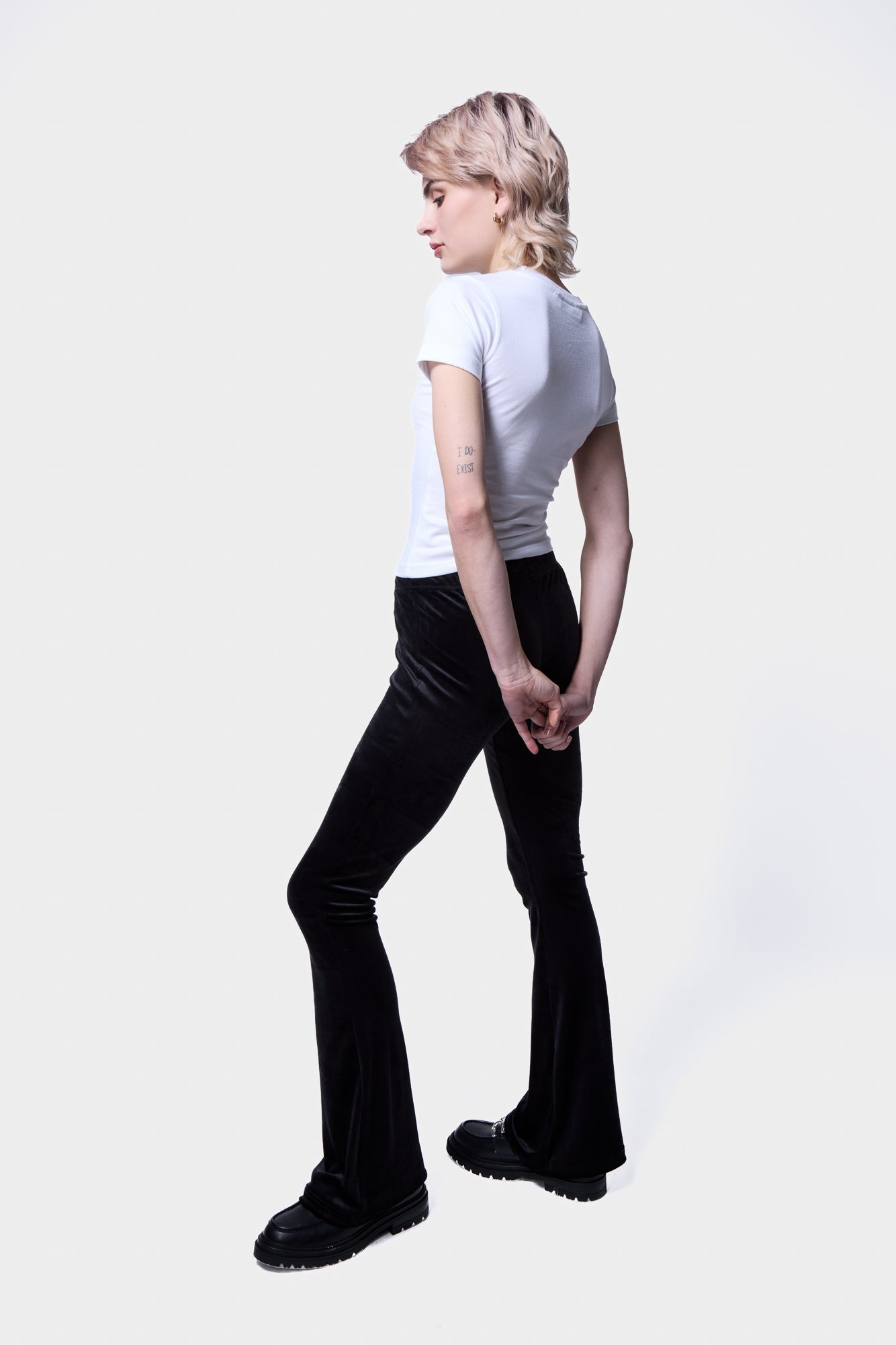 Rich Velvet Flared Leg Trousers for a Luxe Look