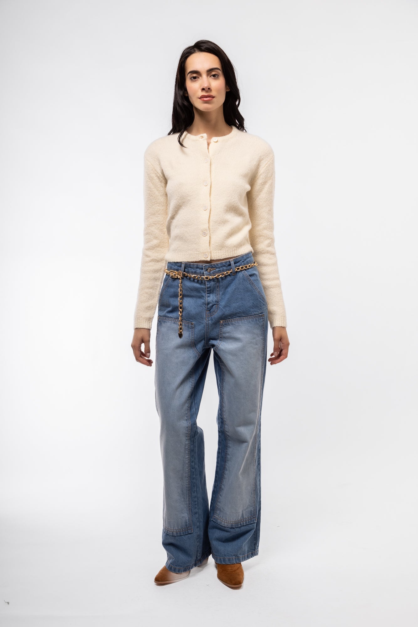 CREW NECK CARDIGAN SILKROAD DAUGHTERS