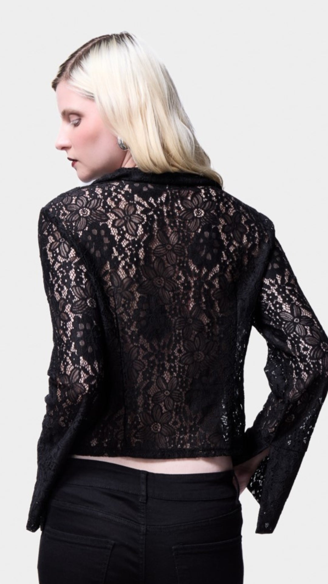 Women's Dressy Lace Long Sleeve Top