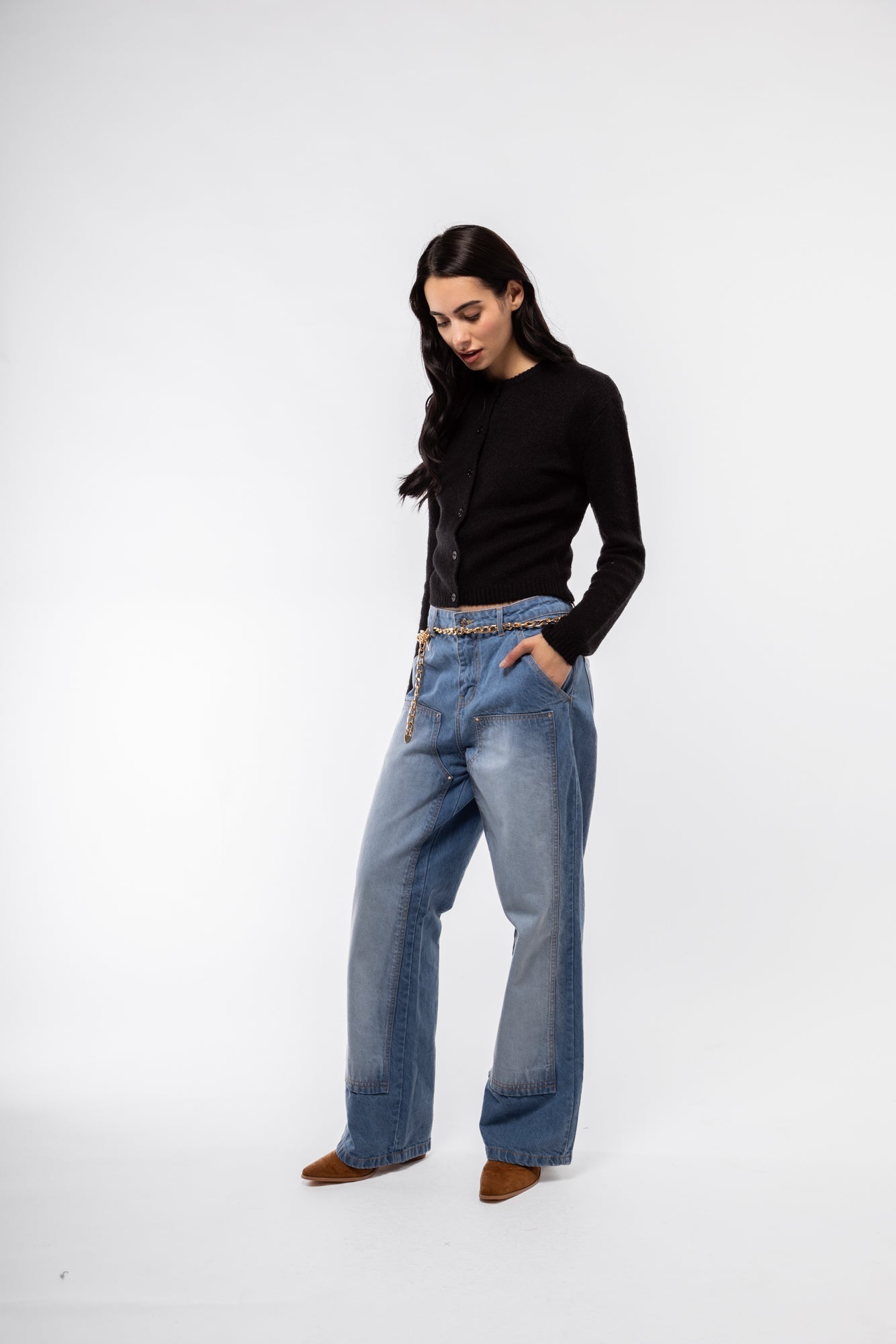 CREW NECK CARDIGAN SILKROAD DAUGHTERS