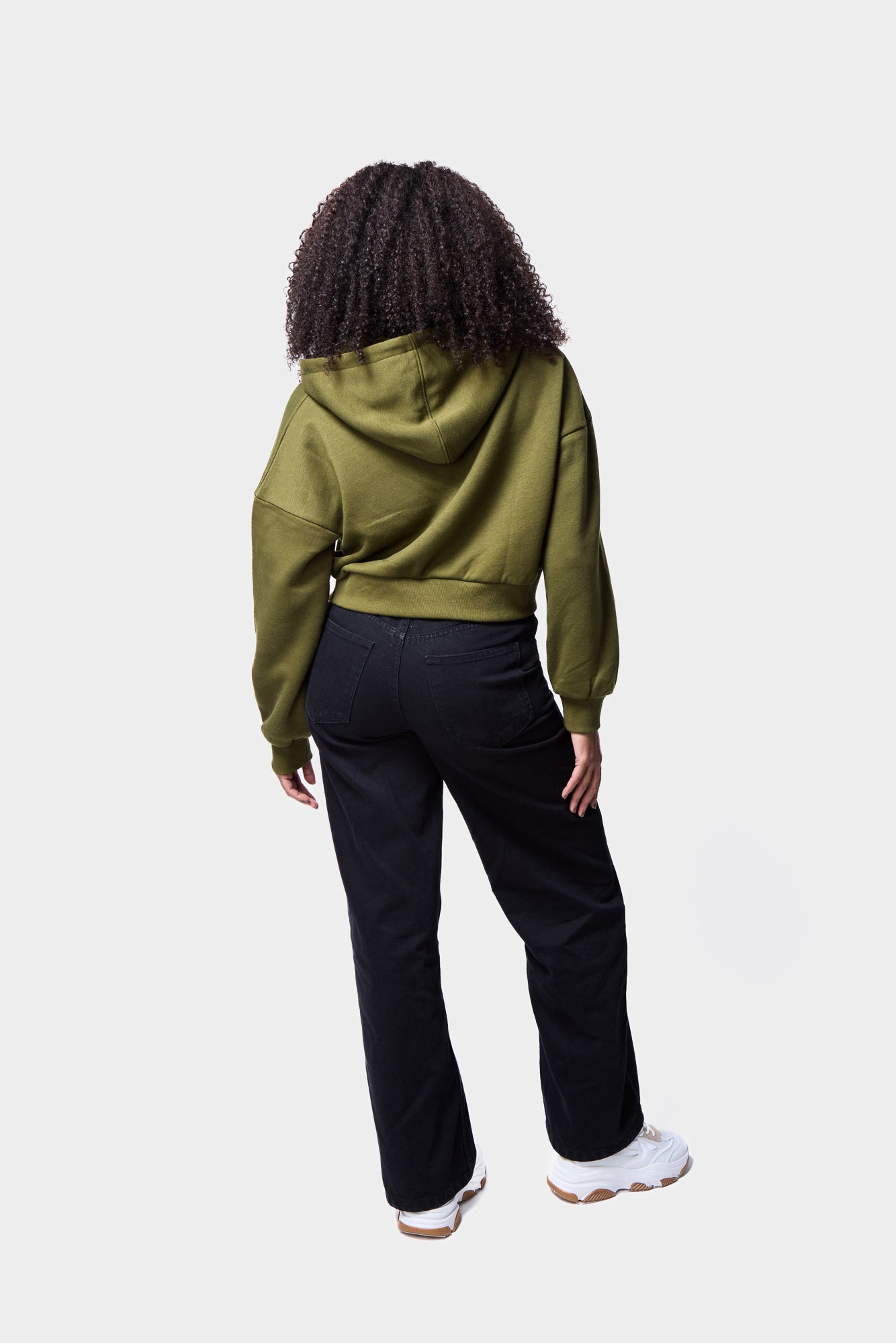 WIDE LEG DENIM JEANS IN BLACK WASH SILKROAD DAUGHTERS