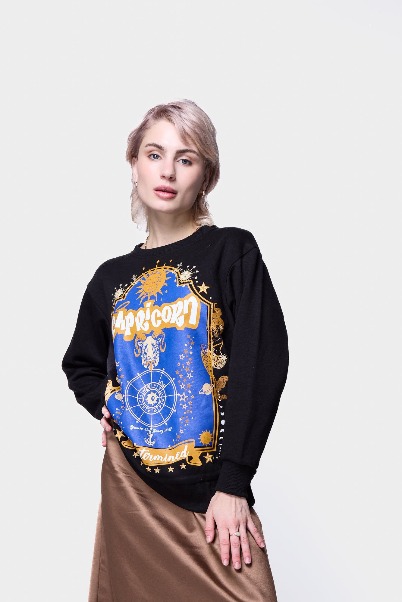 Capricorn Sweatshirt SILKROAD DAUGHTERS