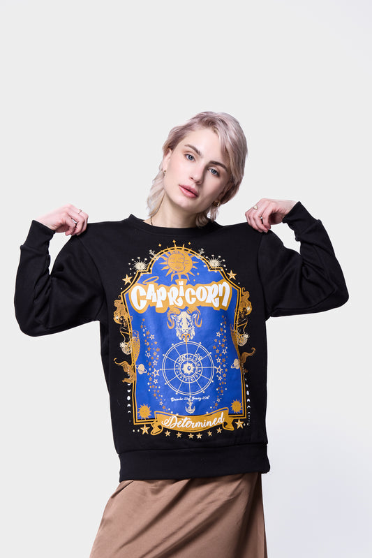 Capricorn Sweatshirt SILKROAD DAUGHTERS