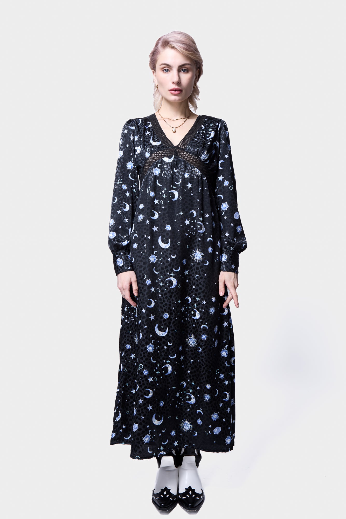 Lace Mix and Match Midi Dress SILKROAD DAUGHTERS