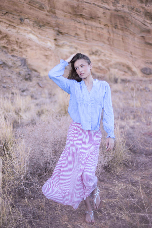 Pleated Skirt - SILKROAD DAUGHTERS