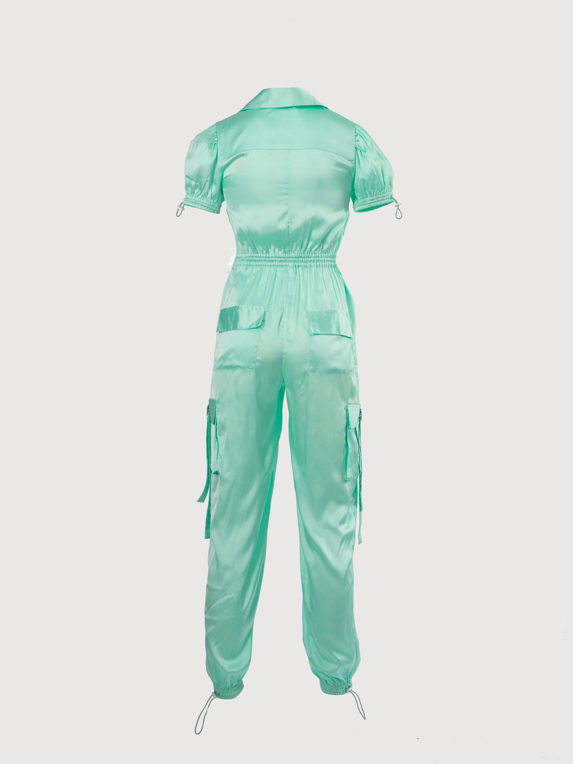 SATIN CARGO JUMPSUIT SILKROAD DAUGHTERS