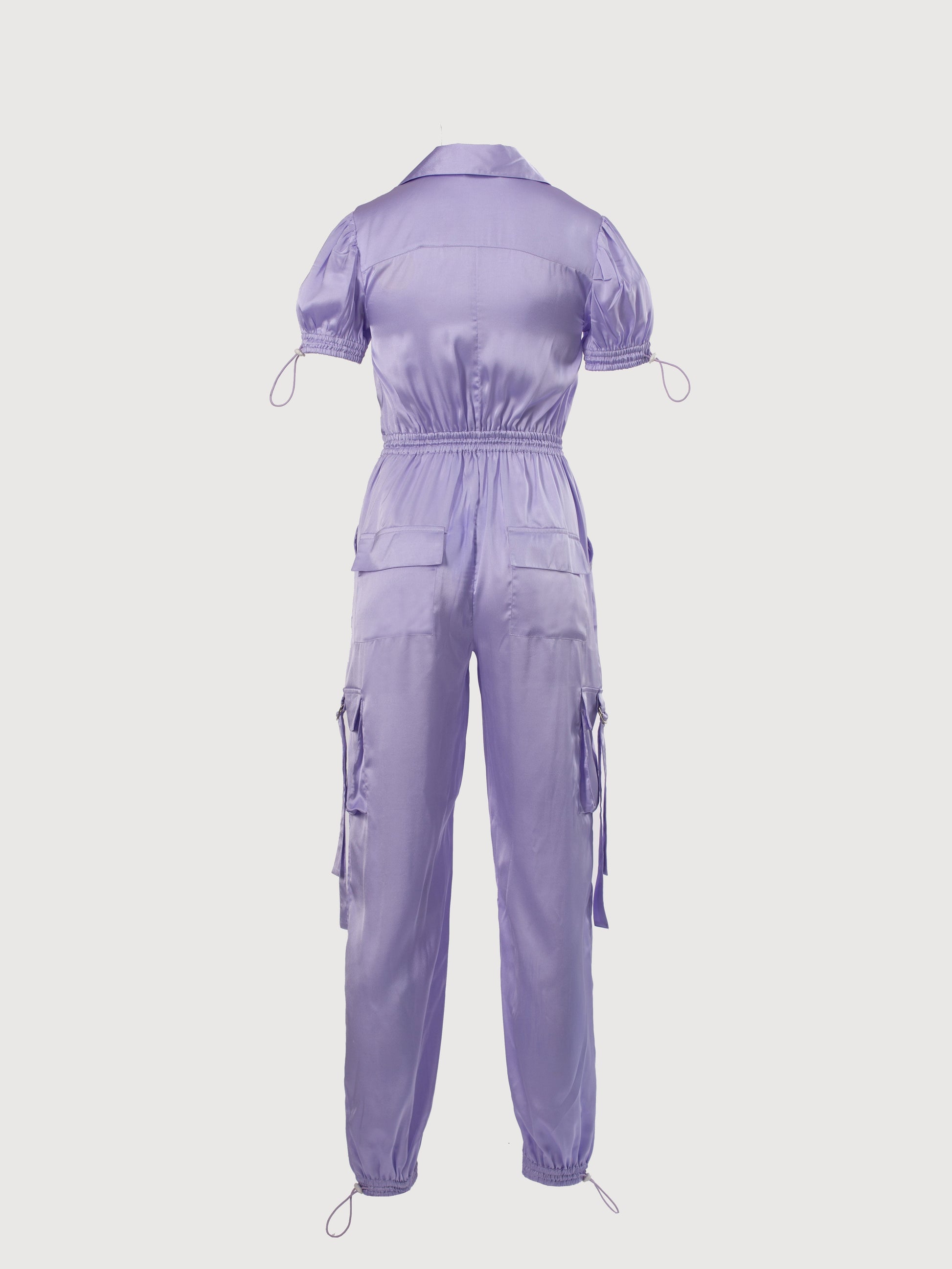 SATIN CARGO JUMPSUIT SILKROAD DAUGHTERS