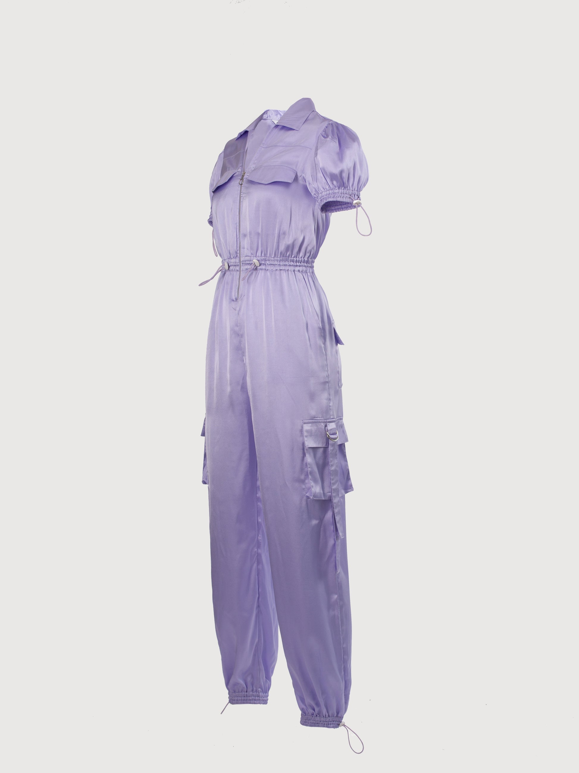 SATIN CARGO JUMPSUIT SILKROAD DAUGHTERS
