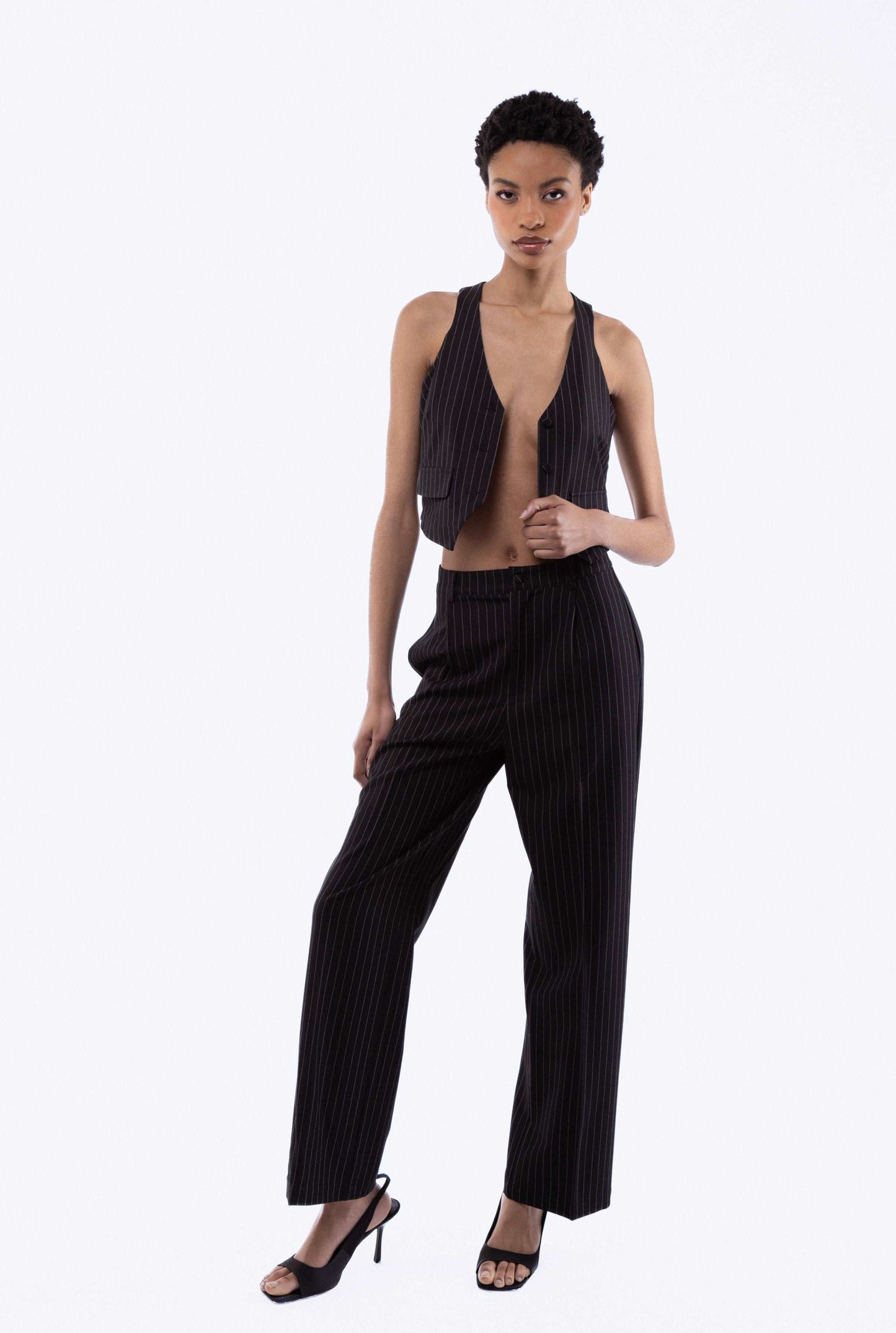 pinstripe trousers womens