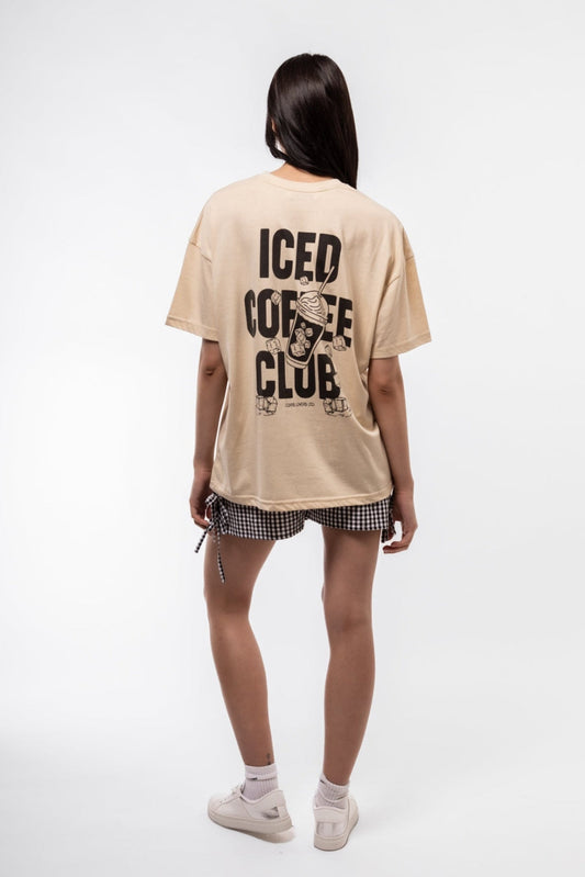 ICED COFFEE CLUB TEE SILKROAD DAUGHTERS